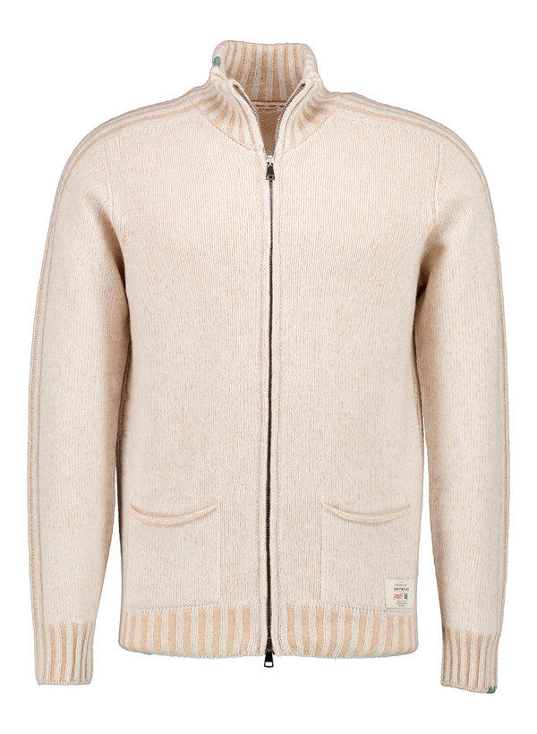 BOB, Cardigan, Schurwolle, bianco-noccio