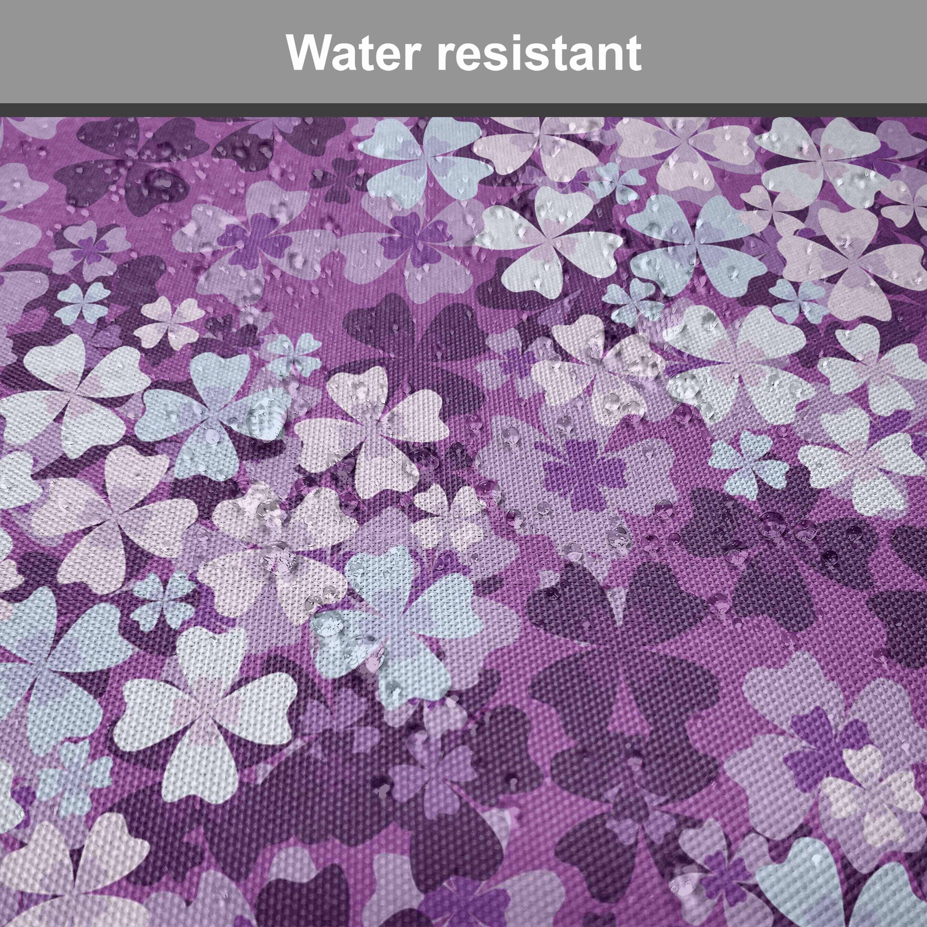 Abakuhaus Stuhlkissen Dekoratives wasserfestes Kissen mit Riemen für Küchensitze, Blumen Hydrangea Lilacs Feld
