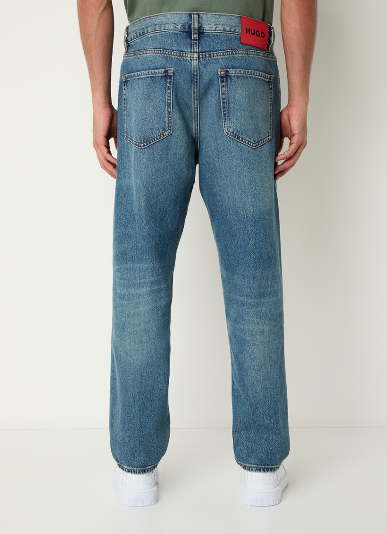 Pantaloni cowboy HUGO BOSS 838, croială dreaptă, spălare medie