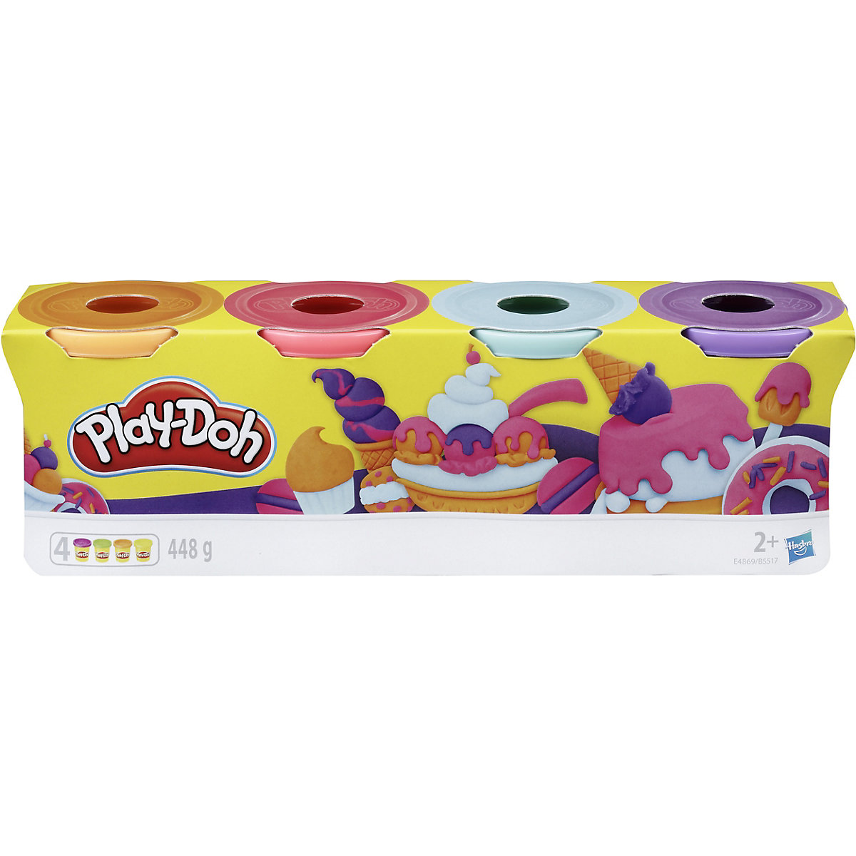 Play-Doh 4er-Pack Sweet, 112g-Dosen