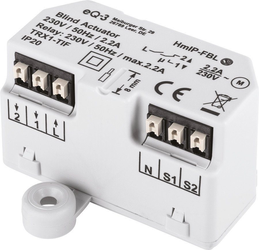 Homematic IP Jalousieaktor – Unterputz Smart-Home-Steuerelement