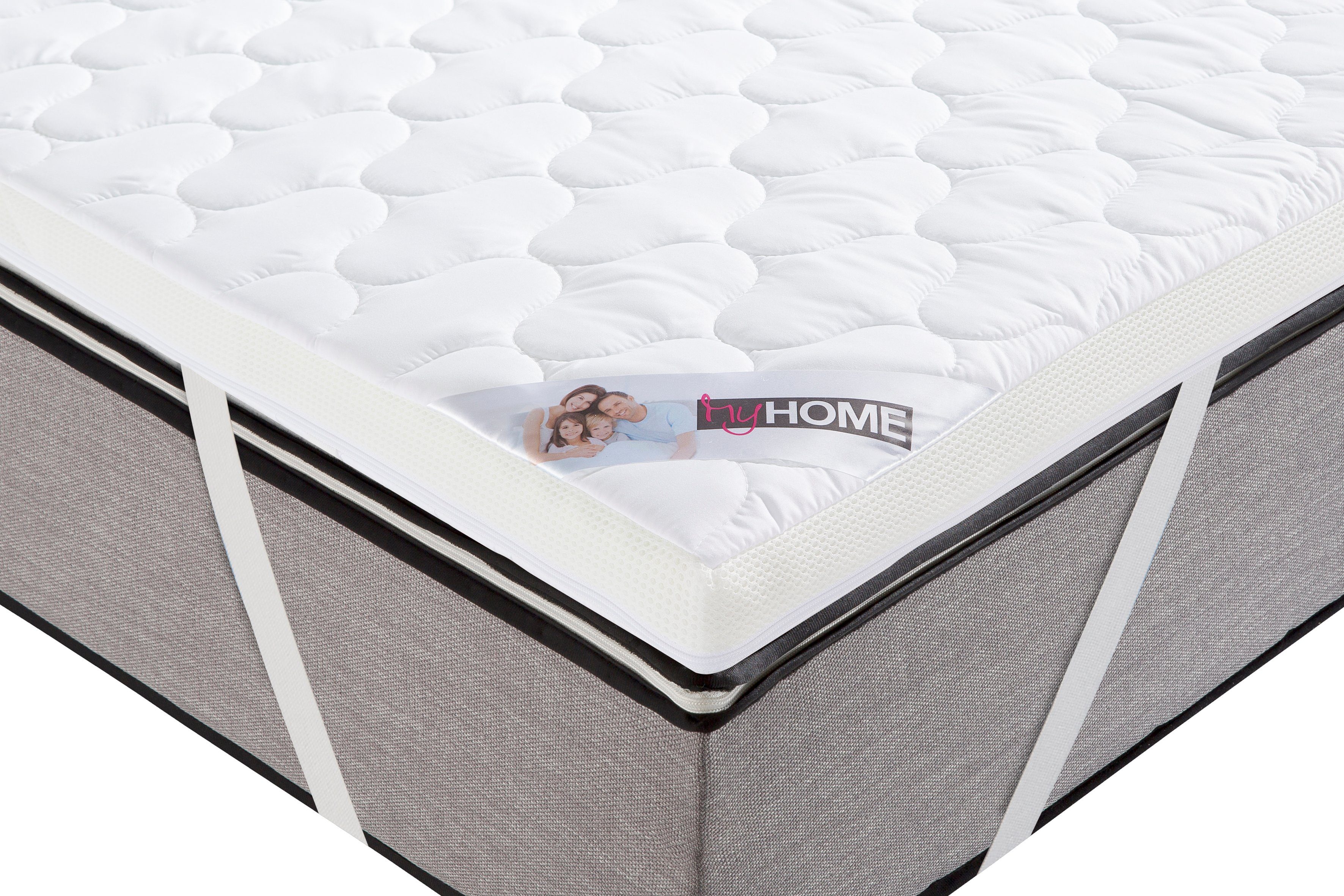 Topper Polly Plus XXL ECO, Topper ideal für Boxspringmatratzen, my home, 8 cm hoch, Komfortschaum, Topper in 90x200, 140x200, über 2.600 positive Bewertungen!