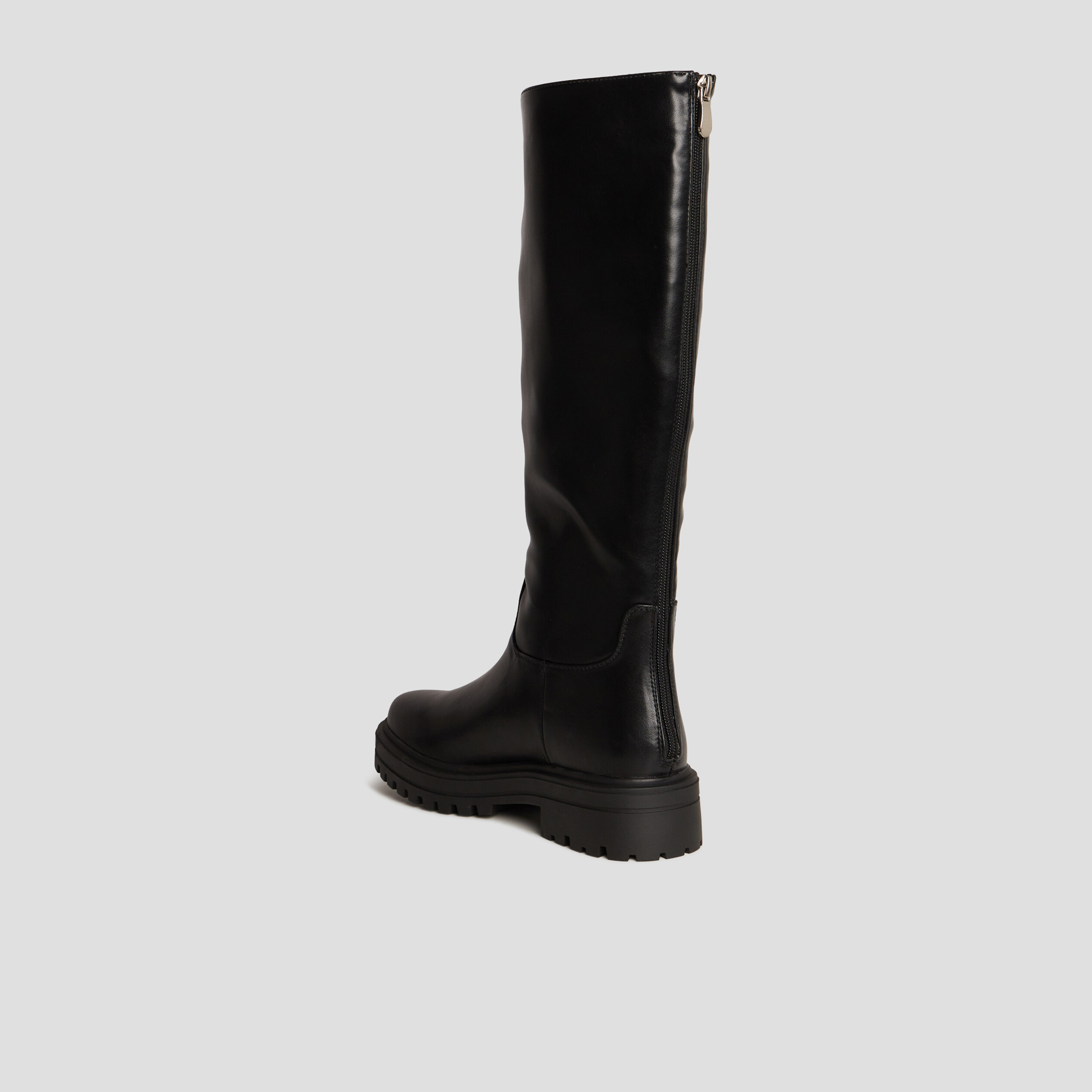 Bottes semelle chunky noir femme | La Halle