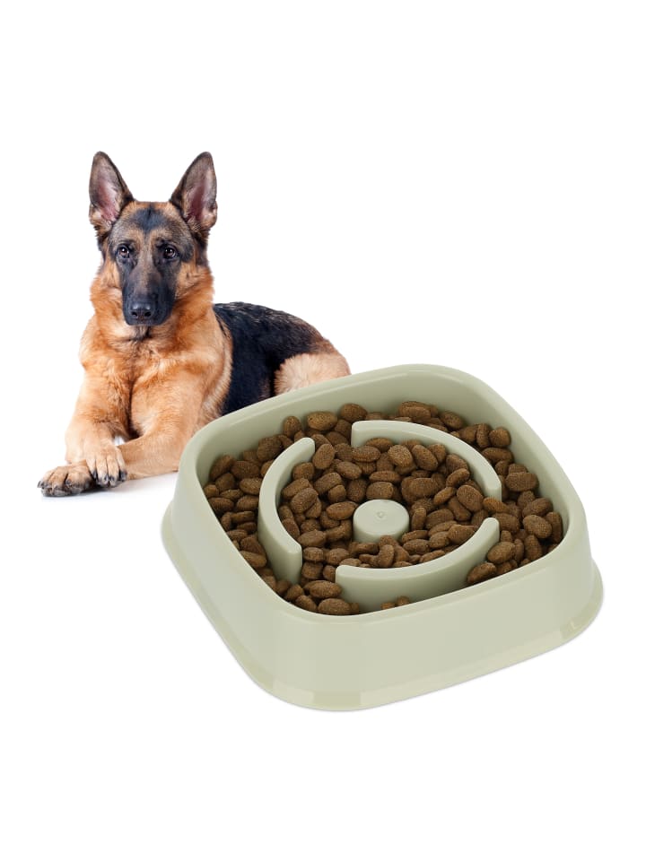relaxdays Anti Schling Napf in Grün - 800 ml günstig kaufen onesize