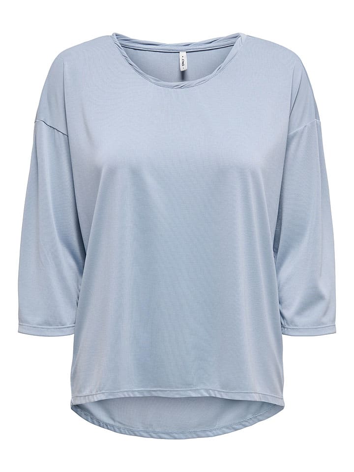 ONLY Bluse in Hellblau günstig kaufen