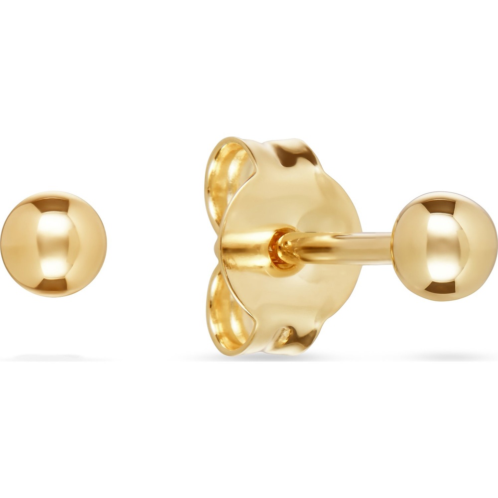 FAVS Boucles d'oreilles à fermoir à poussette 375 Or jaune Boucles d'oreilles