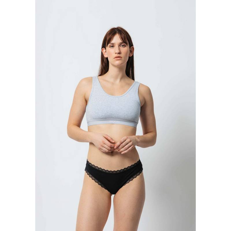 Snocks Tangas mit Spitze aus Bio-Baumwolle Unterhose Damen