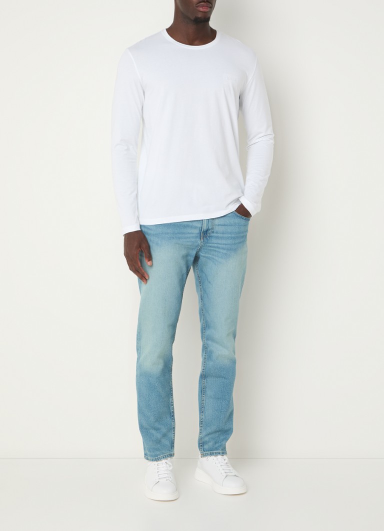 Calça jeans HUGO BOSS C-Re.Maine slim fit em lavagem média