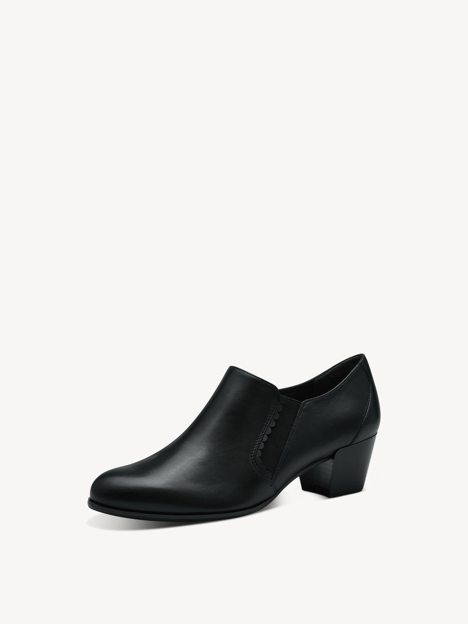 Trotteur en cuir - noir