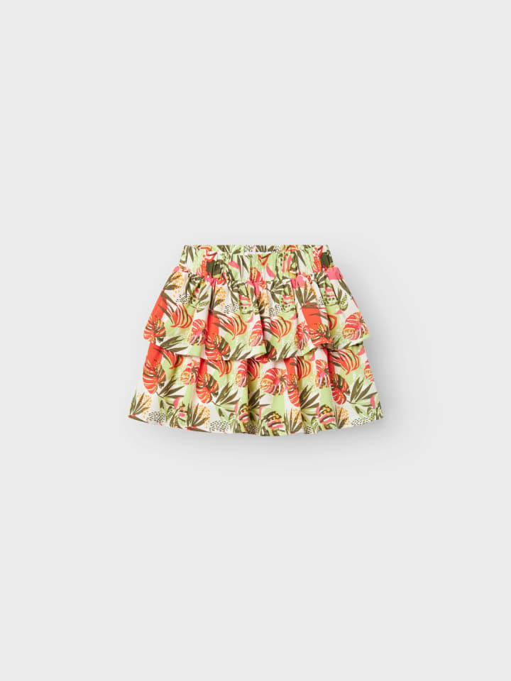 name it Volant Minirock mit Rüschen Blumen Design in Rot günstig kaufen 140