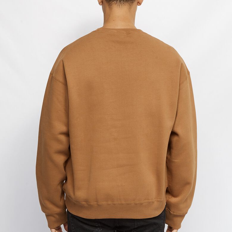NIKE NRG Solo Swoosh Fleece Crew ale brown/white