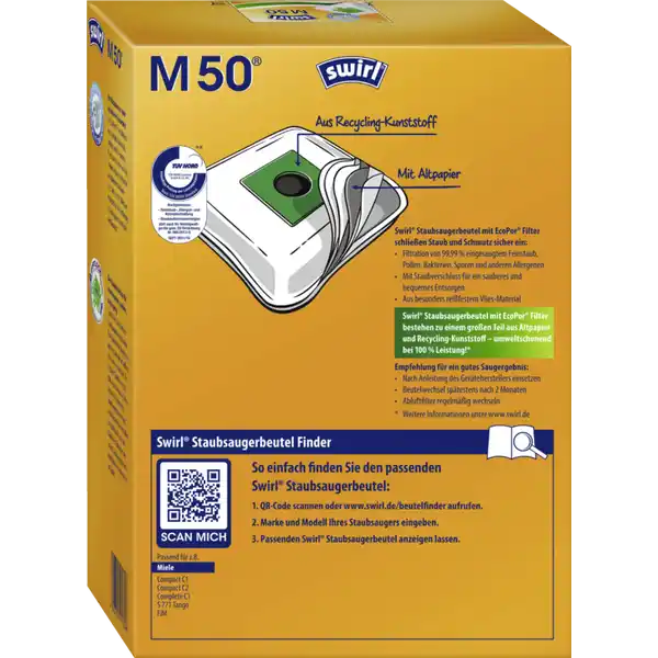 Staubsaugerbeutel M 50 EcoPor®