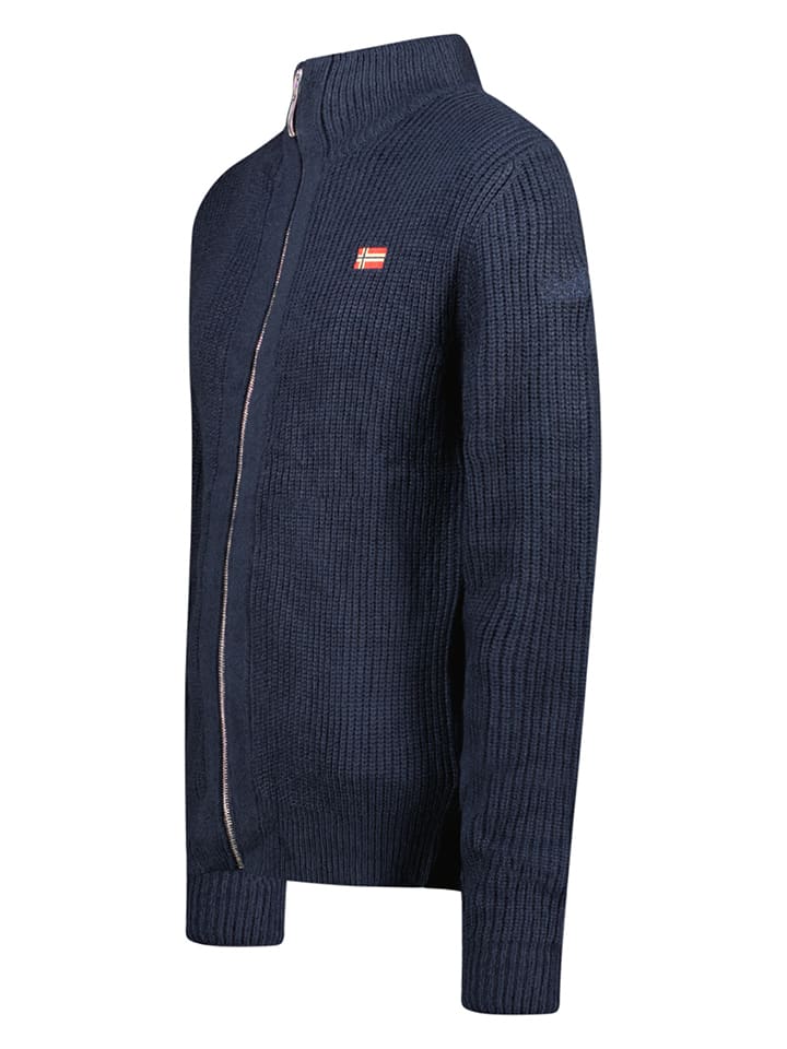 Geographical Norway Cardigan in Dunkelblau günstig kaufen