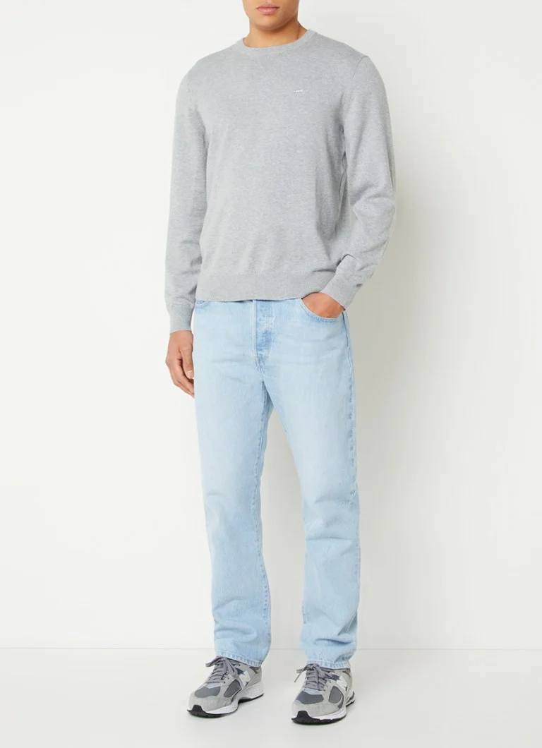 Pulover Levi's tricotat fin cu logo