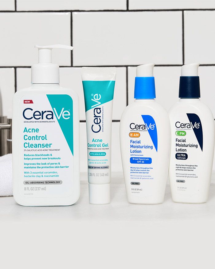 Gel anti-acné hydratant pour le visage