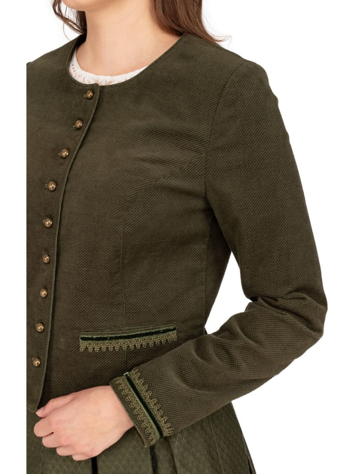 MarJo Jacke TEISING in dunkelgrün günstig kaufen 48