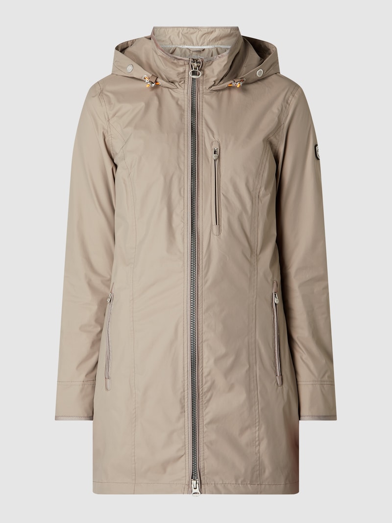 Funktionsjacke mit Kapuze Modell 'Westside' in hellbraun