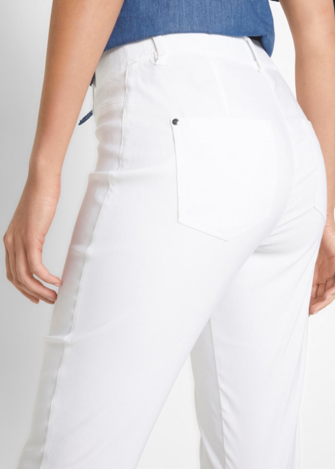 Stretchcapri mit Schlupfbund