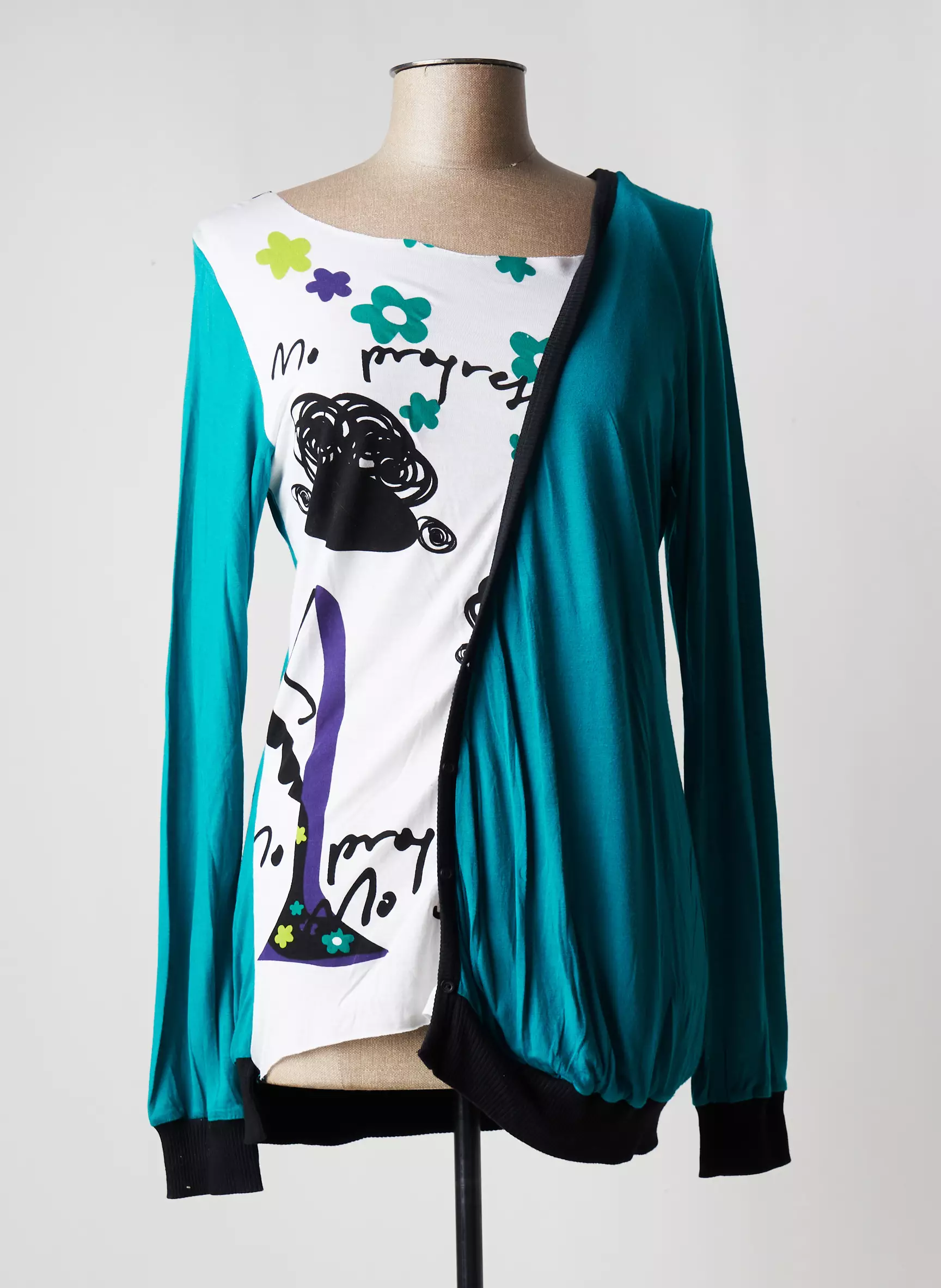 Loca Sabiduria Tshirts Femme couleur bleu
