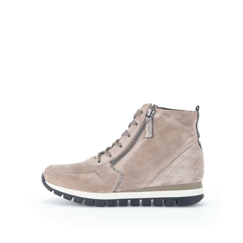 Gabor comfort Schnürstiefelette beige