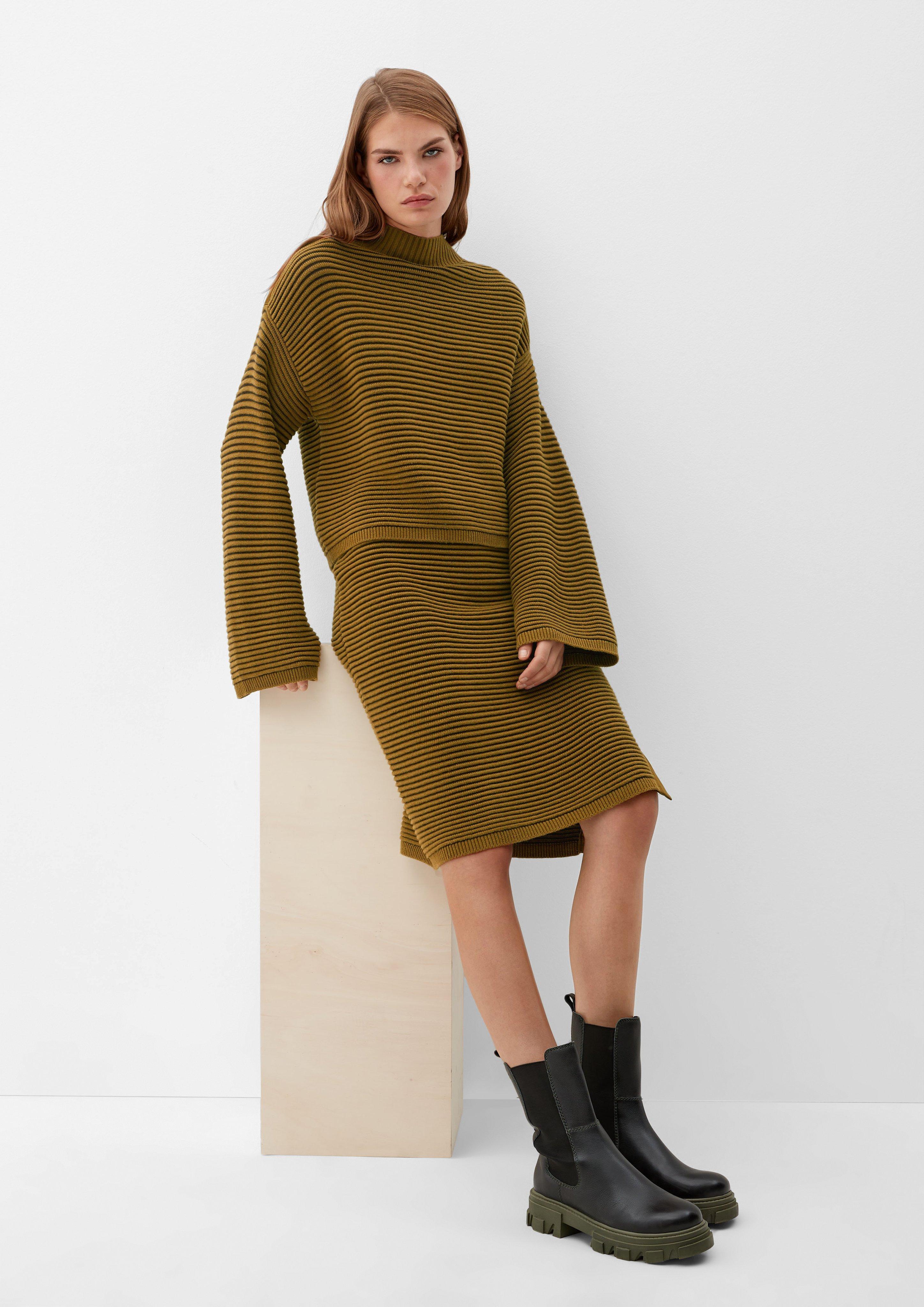 Strickpullover mit Streifen  2120792-77X6