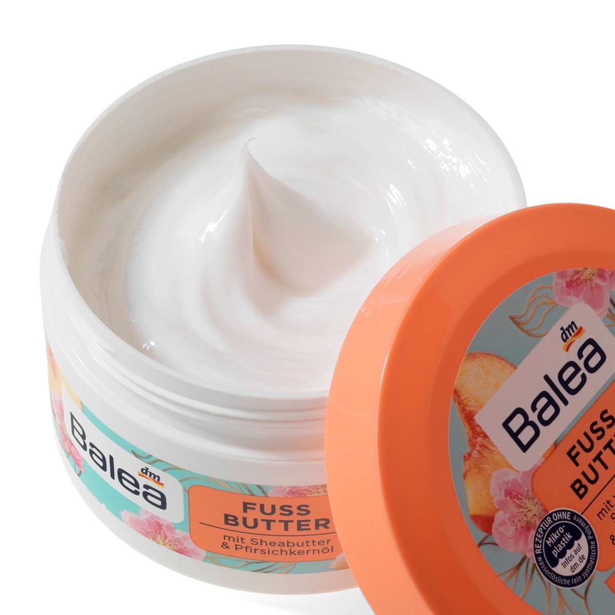 Fußbutter Sheabutter & Pfirsichkernöl, 150 ml