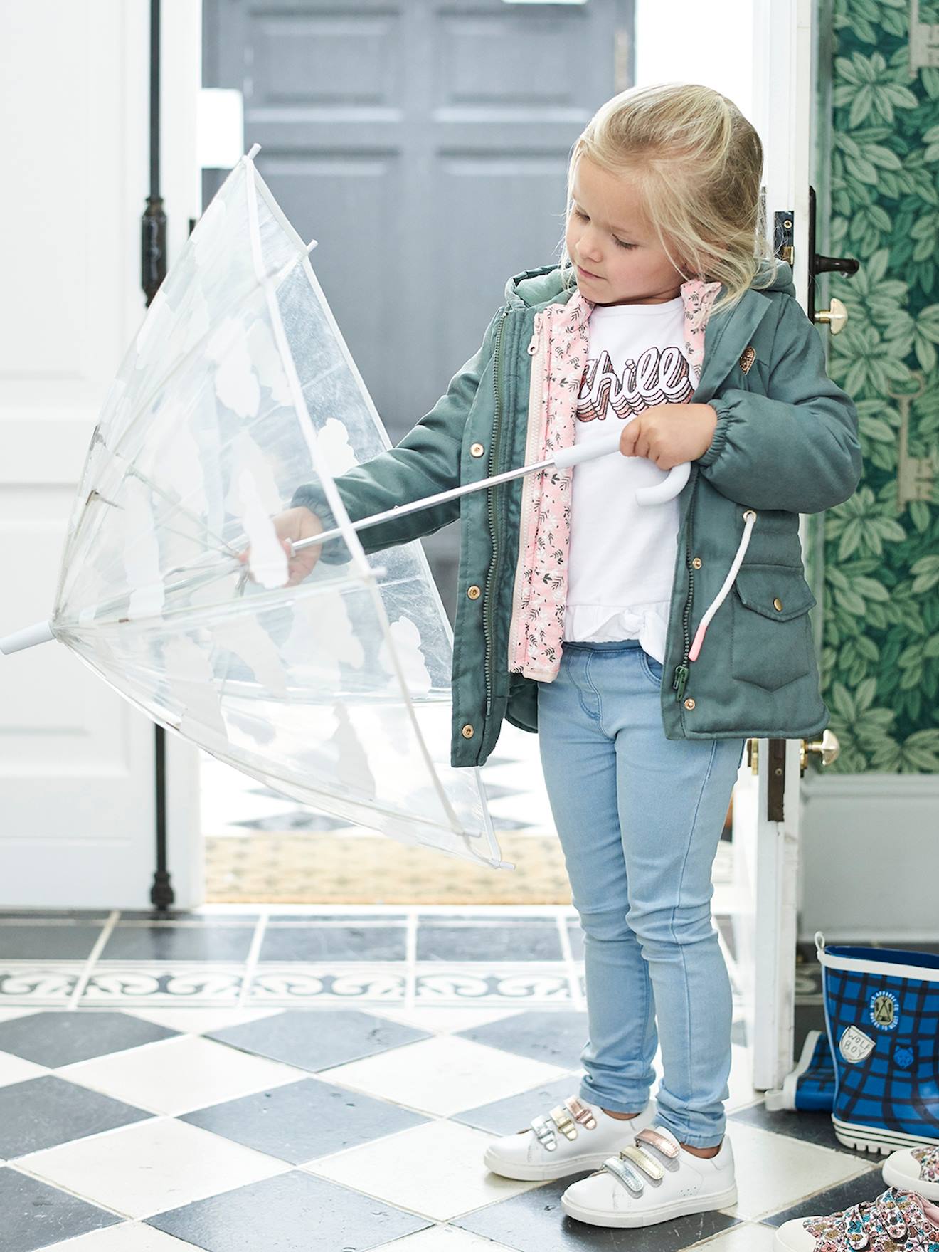 Vertbaudet Mädchen Jeggings WATERLESS BASIC - bleached