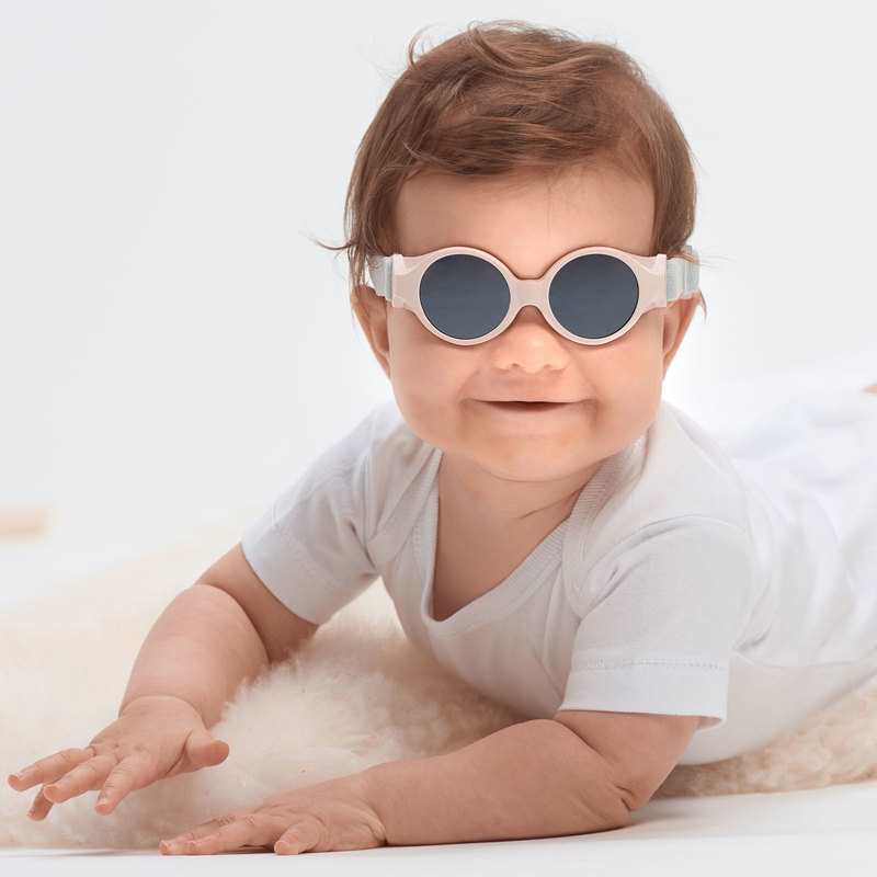 Lunettes de soleil 0-9 mois rose dragée Beaba