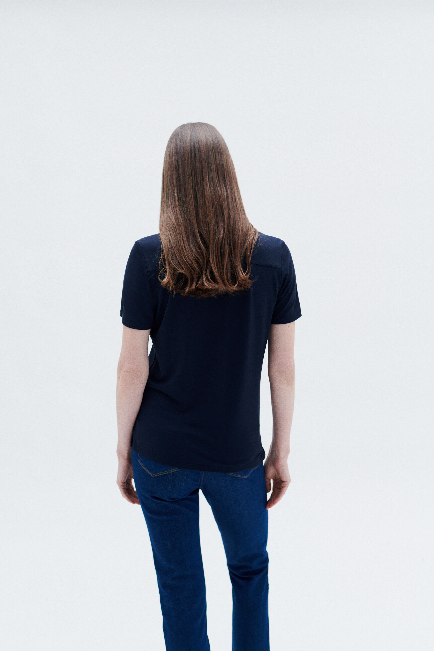 T-shirt taudrey bleu marine femme