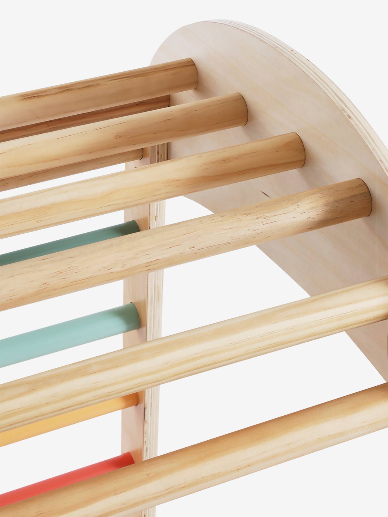 Vertbaudet Kinder Indoor-Klettergerüst, Holz FSC - natur
