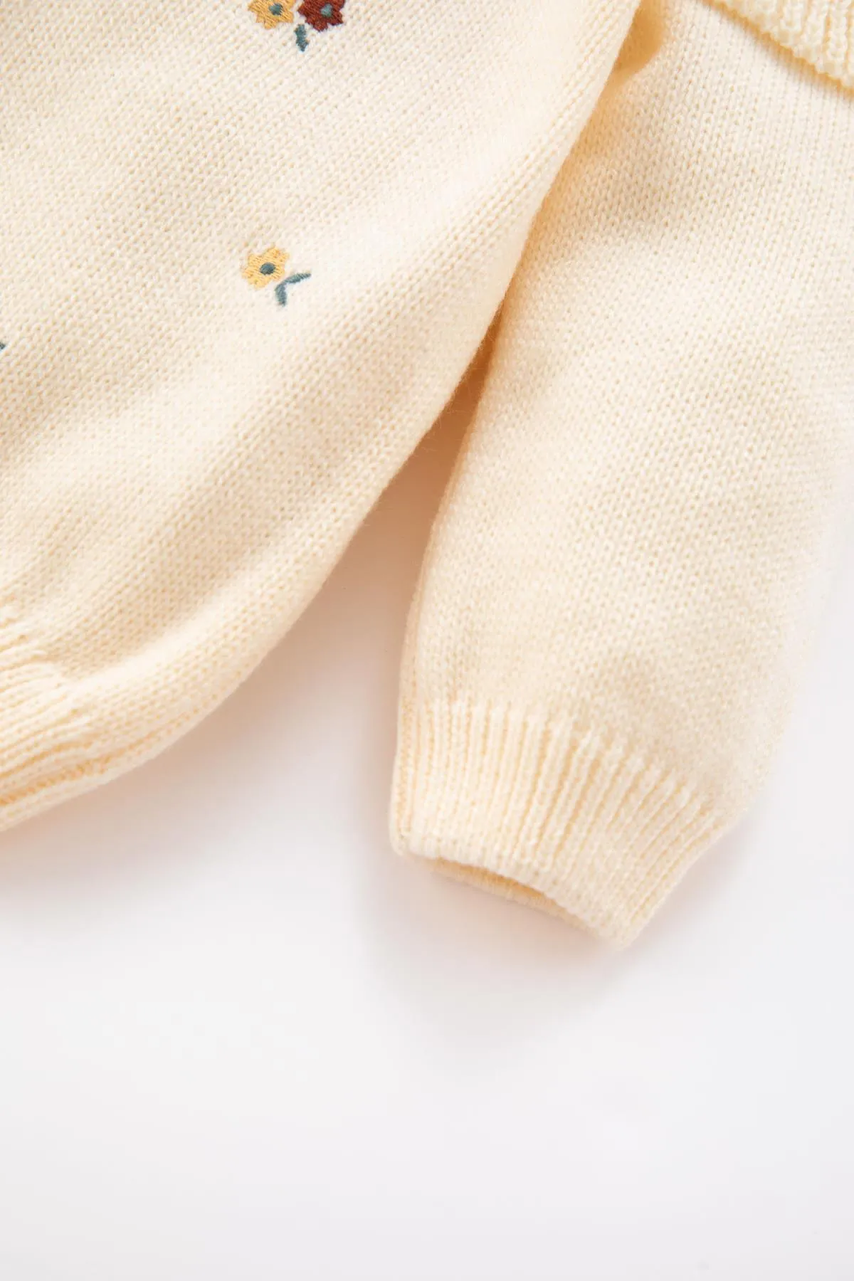 DeFacto  Baby-Pullover mit Blumenmuster, ausgestelltes Unterteil, 2er-Set
