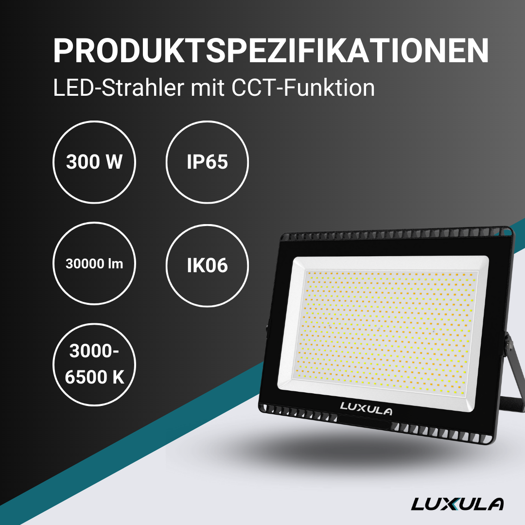 LUXULA LED CCT Fluter, 300 W