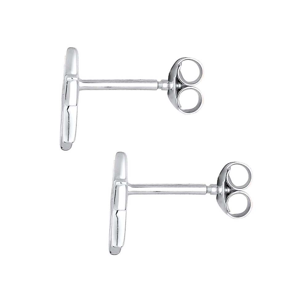 Elli Elli Boucles d'Oreilles Femme Motif Étoile Classique avec Émail en Argent Sterlin Boucles d'oreilles