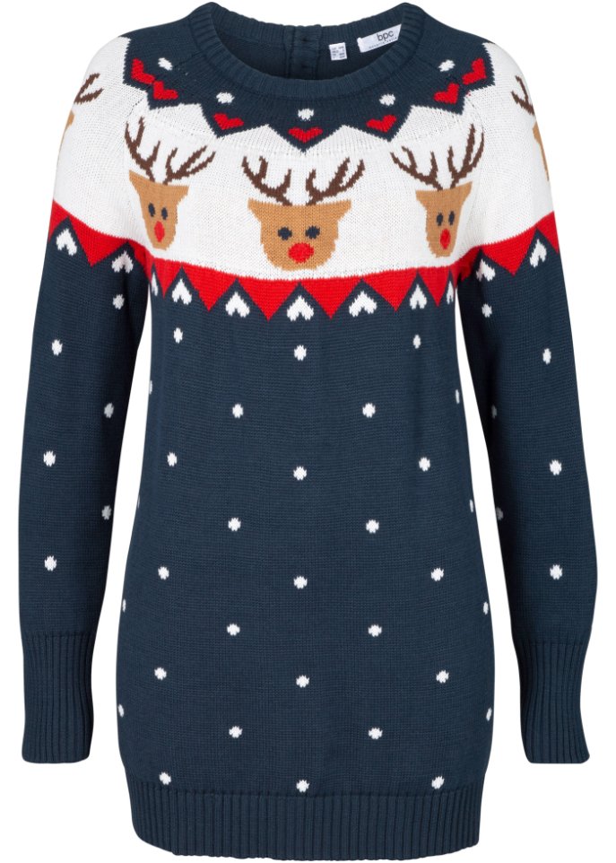 Weihnachtspullover Rentier