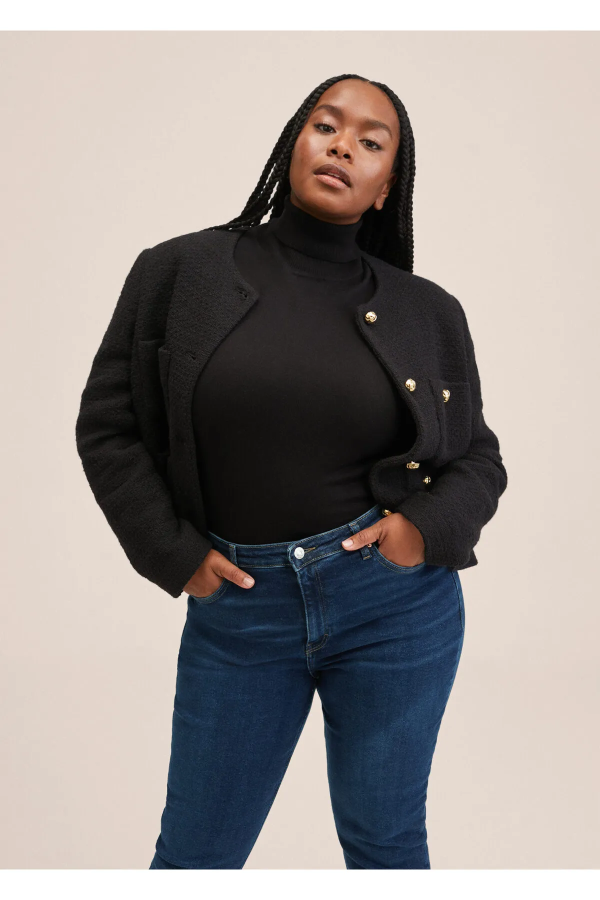 MANGO Woman  Jeans - Dunkelblau - Skinny