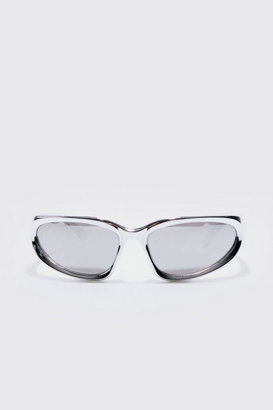 Silbergraue Sonnenbrille
