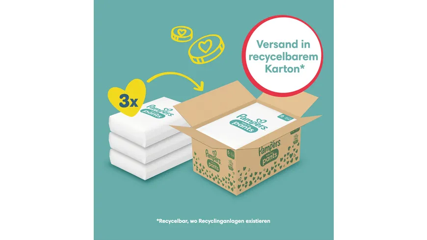 Pampers Baby Dry Pants Gr.6 14-19kg Monatsbox