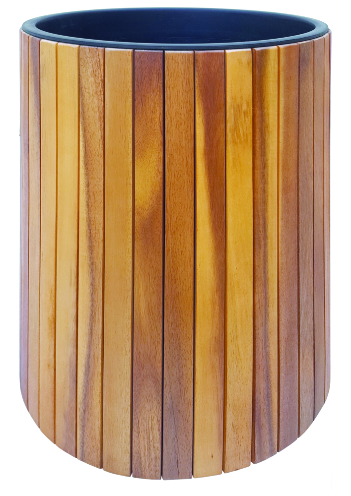 Hardin 1fachgut Pflanzkasten,Pflanztopf, Blumentopf,Blumenkasten, Blumenkübel 34 x 50cm FSC braun