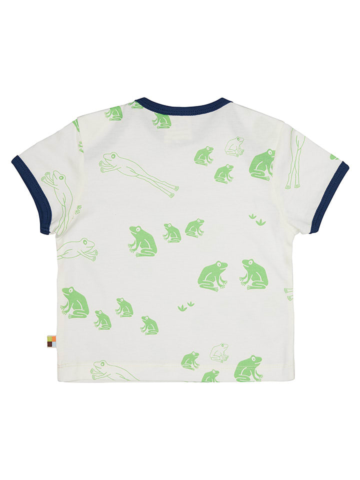 loud   proud Shirt in Weiß/ Grün/ Dunkelblau günstig kaufen
