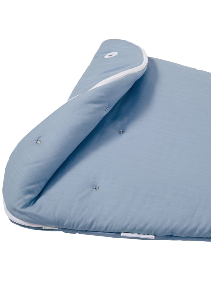 nordic coast company  Baby Schlafsack Grau-Blau günstig kaufen 70