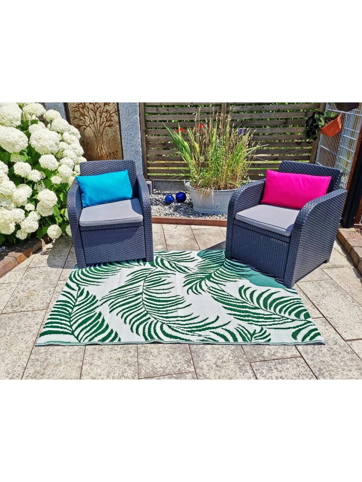 JACK Outdoor Teppich 120x180cm In- & Outdoor in Dschungl Grün günstig kaufen 120x180cm