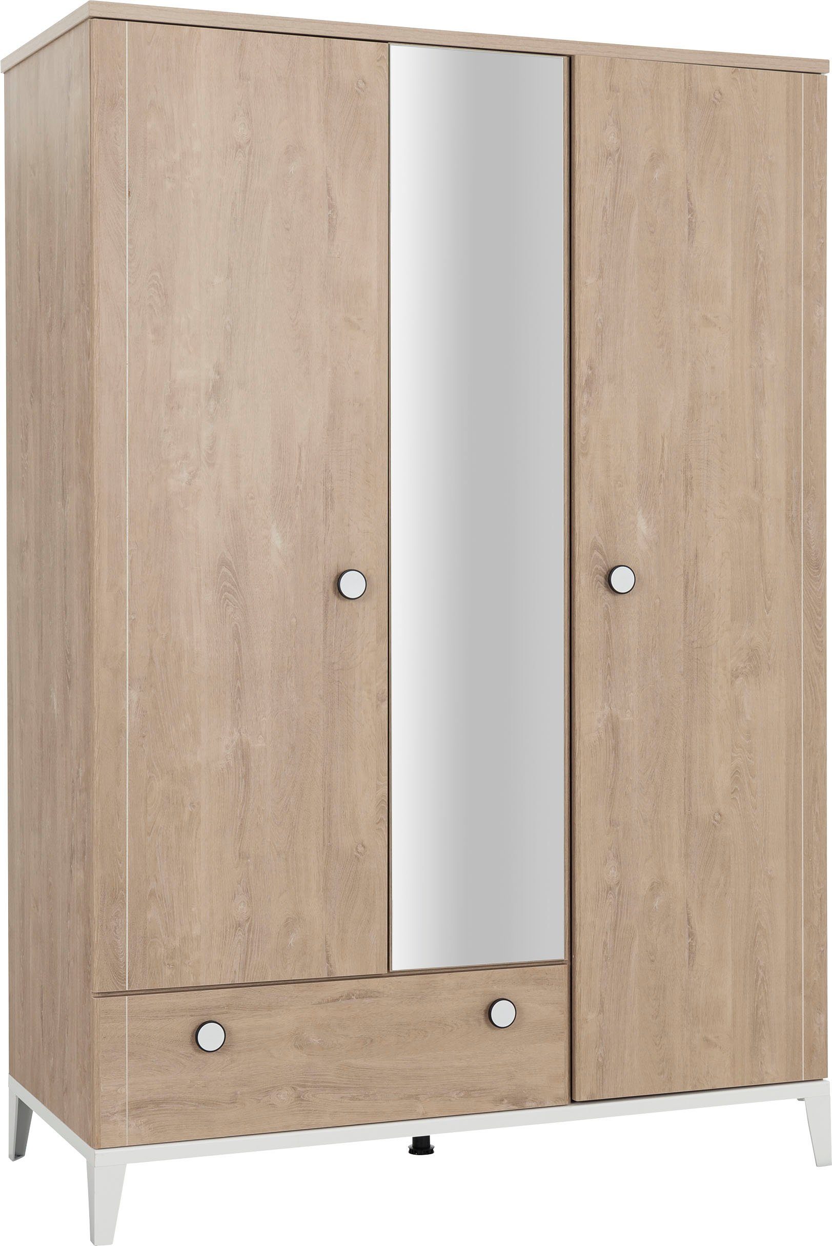 Galipette Kleiderschrank MARCEL Inneneinteilung : 2/3 Hänge, 1/3 Tablare