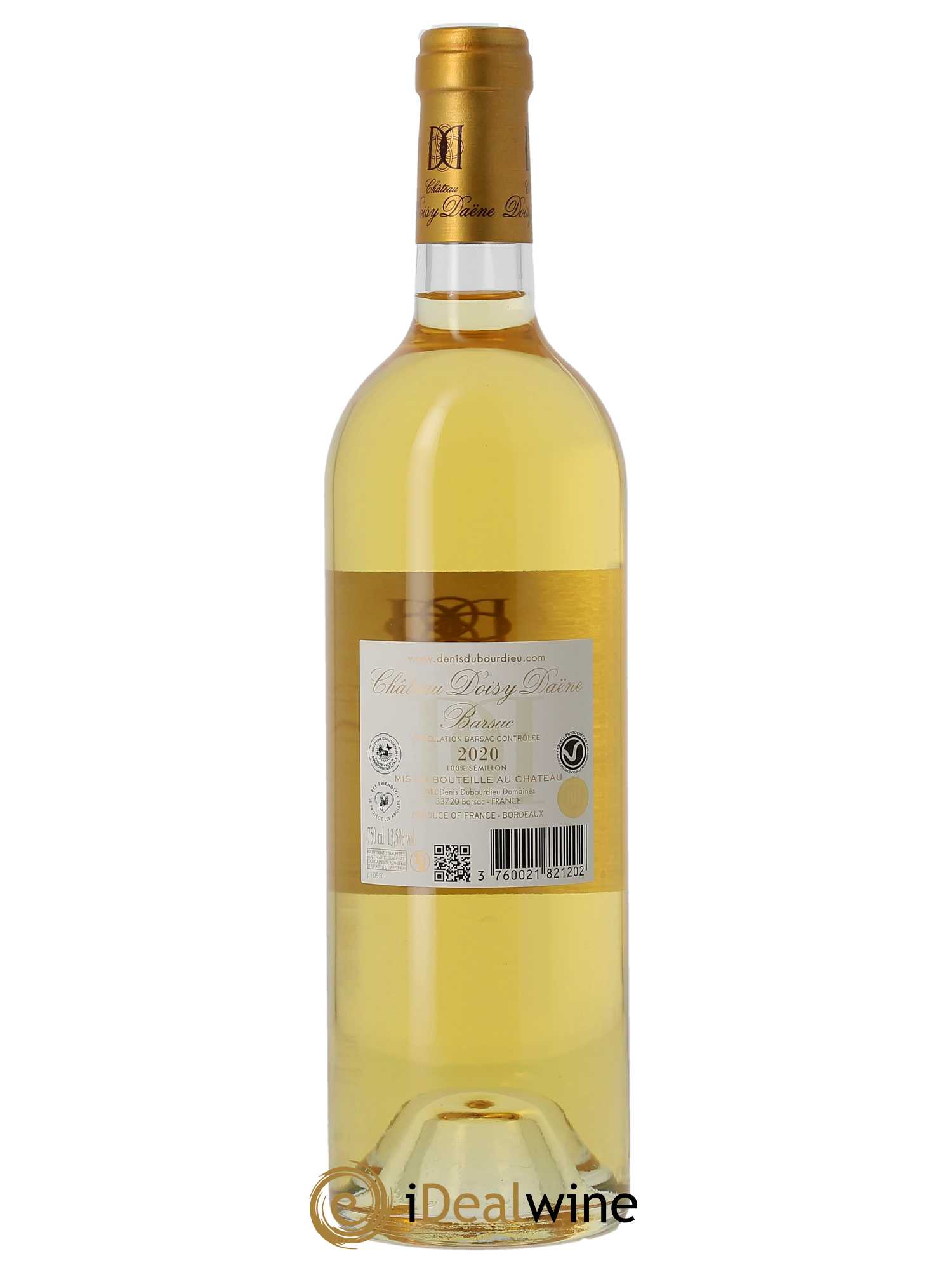 Château Doisy Daëne 2ème Grand Cru Classé (CBO à partir de 12 BTS) 2020 - Lot de 1 Bouteille