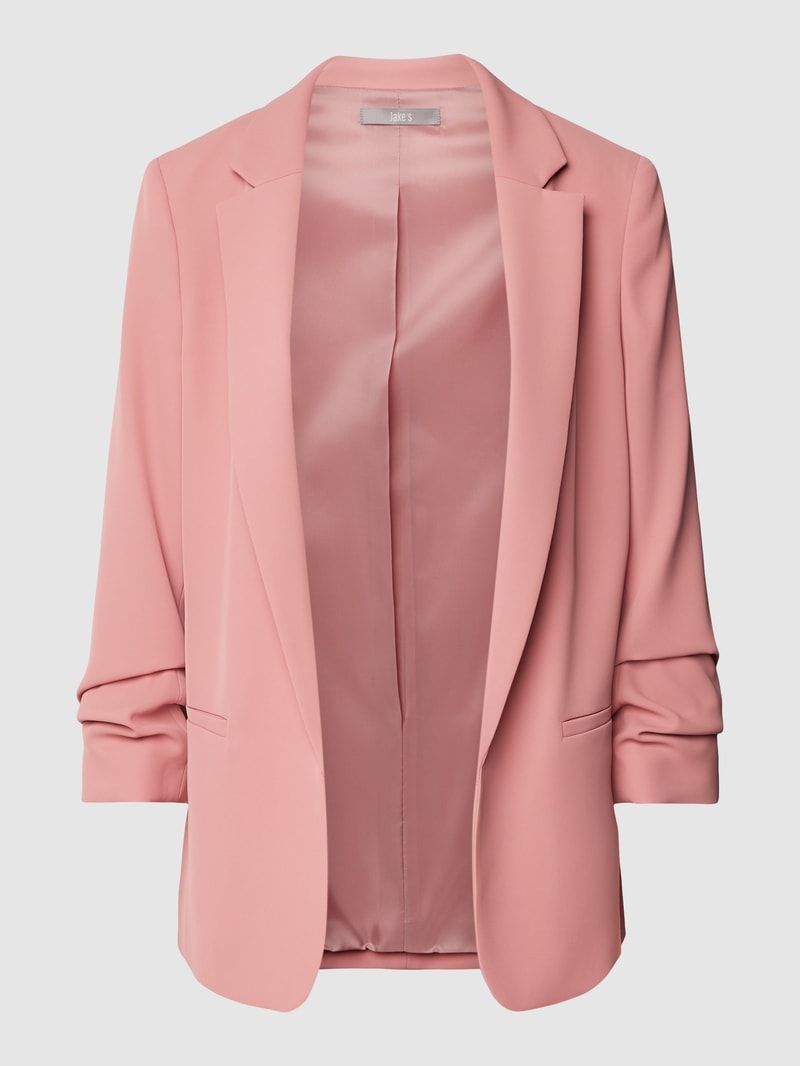 Blazer mit Reverskragen in rosa