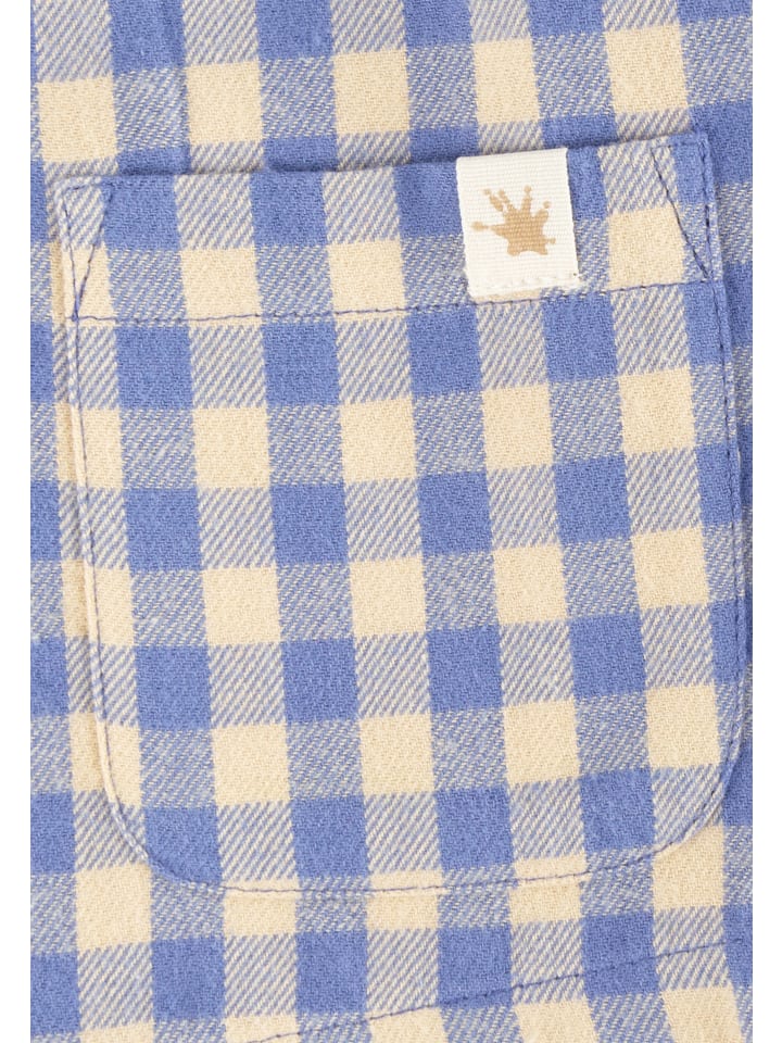 Sigikid Flanellbluse wild cat in blau günstig kaufen