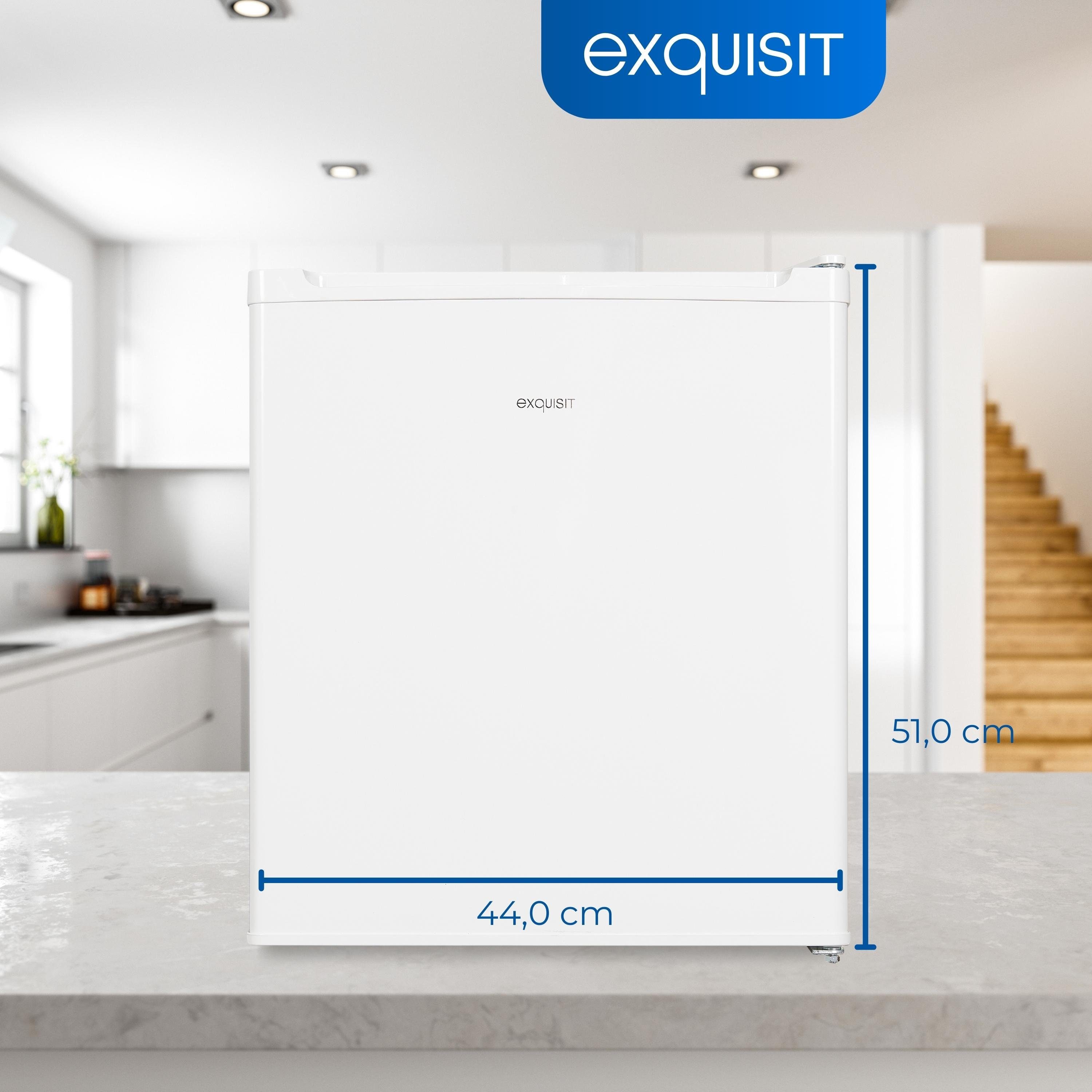 exquisit Gefrierschrank GB505-040E, 51 cm hoch, 44 cm breit, 33 l Nutzinhalt, 4* - Gefrieren, ideal als kleiner Zweitgefrierschrank