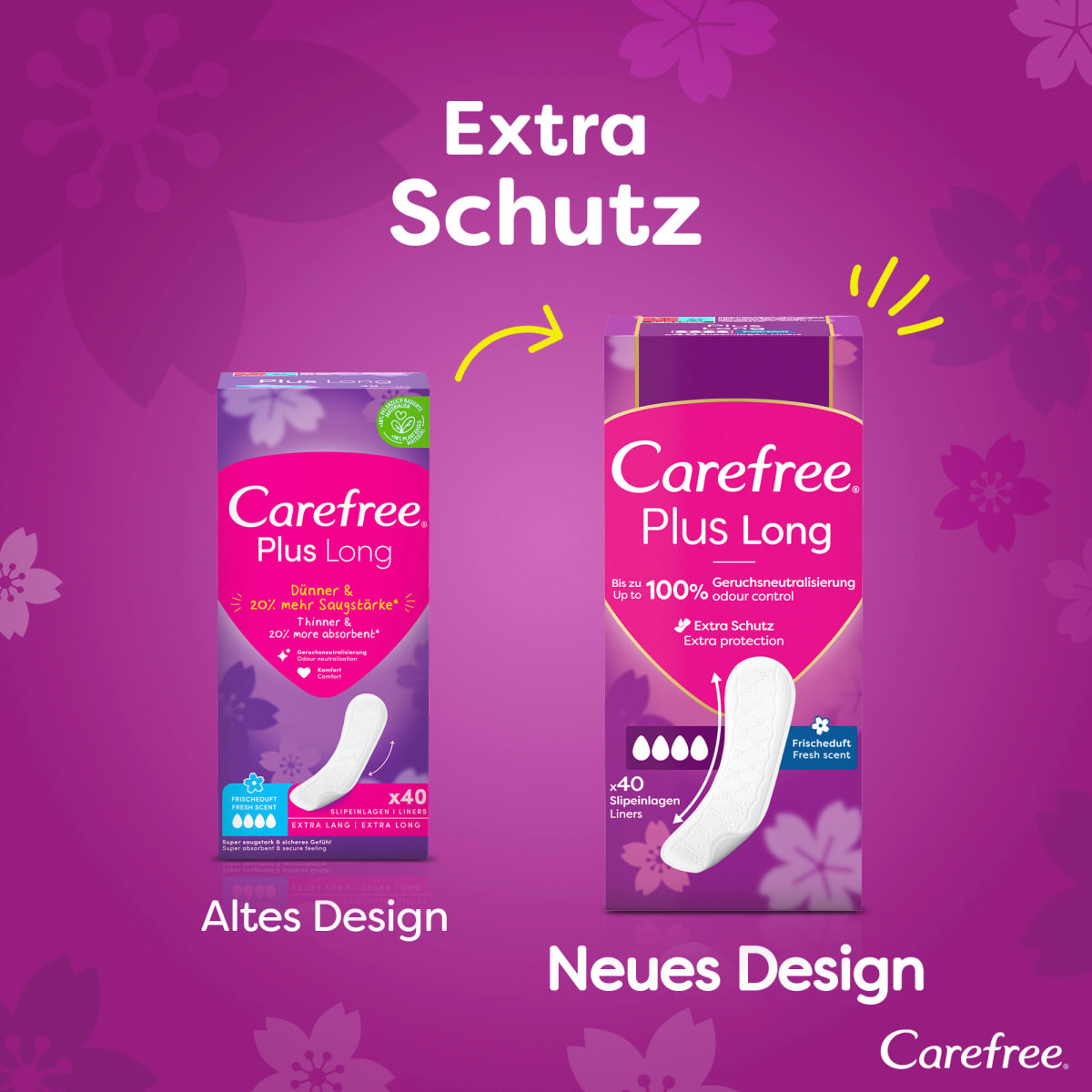 Slipeinlagen Plus Long Frischeduft, 40 St