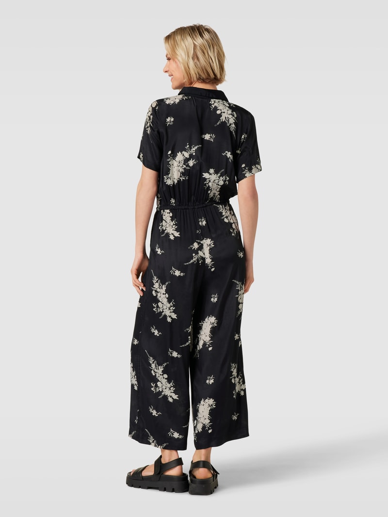 Jumpsuit mit Allover-Print Modell 'Gilla' in schwarz