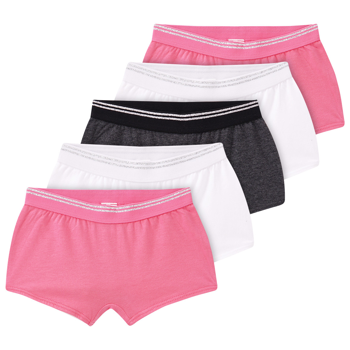 5 Mädchen Pantys mit Glitzergarn