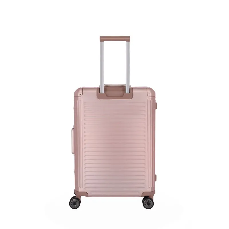 Travelite NEXT Trolley M mit 4 Rollen (67 cm) - Rosé